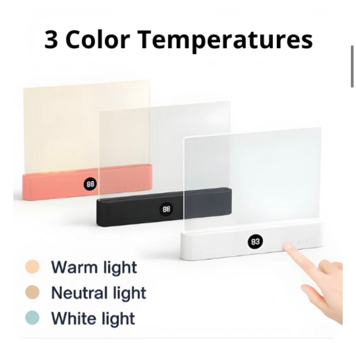 LED Reading screen for Nighttime